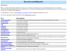 Tablet Screenshot of lists.rocus.org